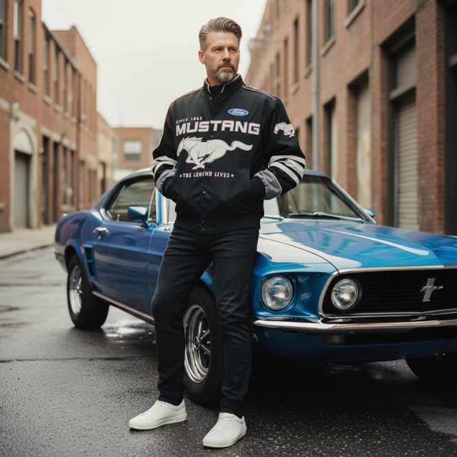 Nascarjacken Onlineshop - Ford Mustang Jacke - front m